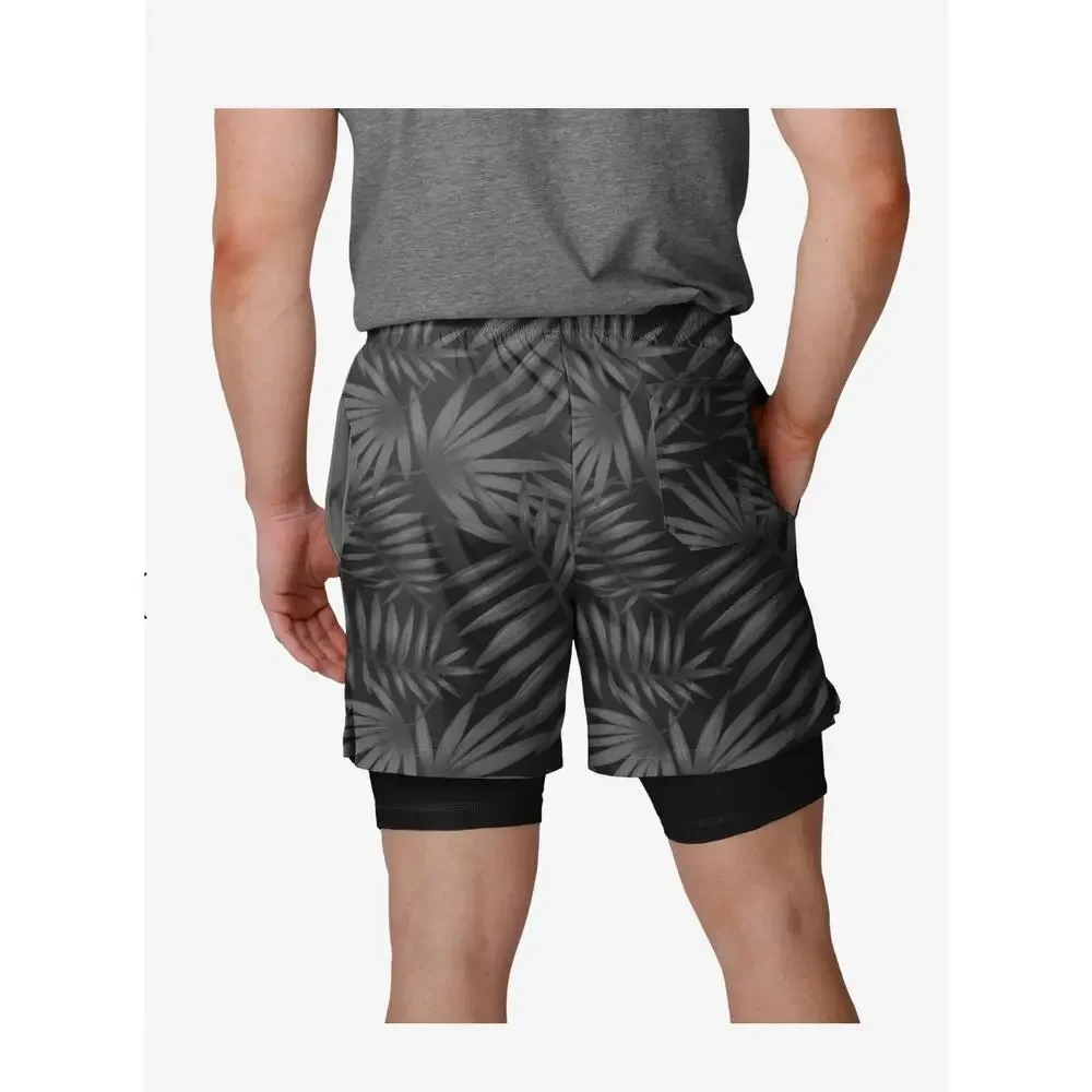 New Orleans Saints Floral Black Liner Shorts Size Large  NWT - Picture 8 of 9